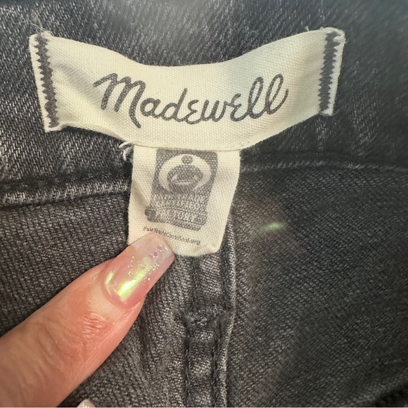 Madewell Women’s‎ The Perfect Vintage High Rise Lunar Wash Mom Jeans Sz 26 - Picture 6 of 8